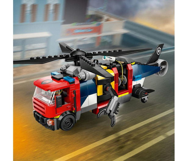 LEGO City 60462 Śmigłowiec, wóz strażacki i łódź podwodna - 1284268 - zdjęcie 11